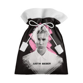 Подарочный 3D мешок с принтом Justin Bieber / Pink splash в Кировске, 100% полиэстер | Размер: 29*39 см | bieber | justin bieber | бибер | джастин бибер