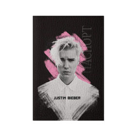 Обложка для паспорта матовая кожа с принтом Justin Bieber / Pink splash в Кировске, натуральная матовая кожа | размер 19,3 х 13,7 см; прозрачные пластиковые крепления | bieber | justin bieber | бибер | джастин бибер