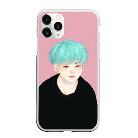 Чехол для iPhone 11 Pro Max матовый с принтом BTS_Yoongi в Кировске, Силикон |  | Тематика изображения на принте: bangtan boys | bts | бантаны бтс