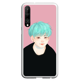 Чехол для Honor P30 с принтом BTS_Yoongi в Кировске, Силикон | Область печати: задняя сторона чехла, без боковых панелей | bangtan boys | bts | бантаны бтс