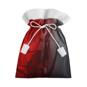 Подарочный 3D мешок с принтом GRAY&RED MIRROR ABSTRACT в Кировске, 100% полиэстер | Размер: 29*39 см | Тематика изображения на принте: 