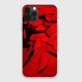 Чехол для iPhone 12 Pro Max с принтом Carbon abstraction RED в Кировске, Силикон |  | Тематика изображения на принте: abstraction | geometry | абстракция | геометрия | грань | краски | кубик | кубики | линии | мозаика | разноцветные | ребро | текстура | тени | узор