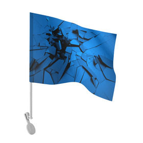 Флаг для автомобиля с принтом Carbon abstraction BLUE в Кировске, 100% полиэстер | Размер: 30*21 см | abstraction | geometry | абстракция | геометрия | грань | краски | кубик | кубики | линии | мозаика | разноцветные | ребро | текстура | тени | узор