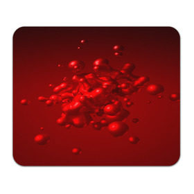 Коврик прямоугольный с принтом Молекулы крови в Кировске, натуральный каучук | размер 230 х 185 мм; запечатка лицевой стороны | blood | капли крови | кровь