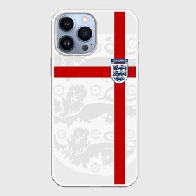 Чехол для iPhone 13 Pro Max с принтом Англия, форма в Кировске,  |  | fc |   сборная | англия | спорт | спортивные | фк | футбол | футбольный клуб