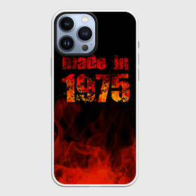 Чехол для iPhone 13 Pro Max с принтом 1975 в Кировске,  |  | 1975 | birth | born | born in | numbers | year | years | возраст | год | год рождения | надпись | рождения | числа | число