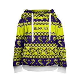 Детская толстовка 3D с принтом Blink-182 NEW YEAR COLLECTION в Кировске, 100% полиэстер | двухслойный капюшон со шнурком для регулировки, мягкие манжеты на рукавах и по низу толстовки, спереди карман-кенгуру с мягким внутренним слоем | Тематика изображения на принте: 