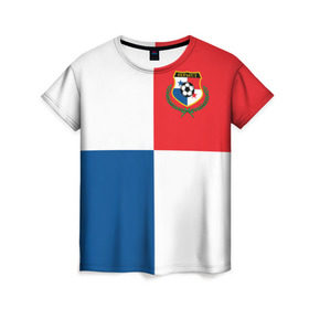 Женская футболка 3D с принтом Панама, форма в Кировске, 100% полиэфир ( синтетическое хлопкоподобное полотно) | прямой крой, круглый вырез горловины, длина до линии бедер | fifa | фифа | флаг | чемпионат мира