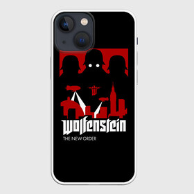 Чехол для iPhone 13 mini с принтом Wolfenstein в Кировске,  |  | bj | castle | colossus | new order | old blood | wolfenstein | би джей | блаcковиц | блажкович | блацкович | вольфенштайн | вольфенштейн | вульфенштайн | вульфенштейн | уильям