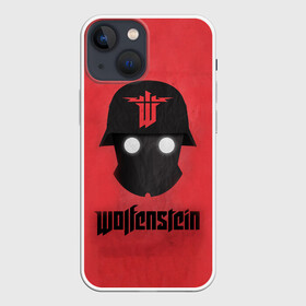 Чехол для iPhone 13 mini с принтом Wolfenstein в Кировске,  |  | bj | castle | colossus | new order | old blood | wolfenstein | би джей | блаcковиц | блажкович | блацкович | вольфенштайн | вольфенштейн | вульфенштайн | вульфенштейн | уильям