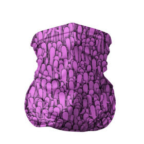 Бандана-труба 3D с принтом Розовые кактусы в Кировске, 100% полиэстер, ткань с особыми свойствами — Activecool | плотность 150‒180 г/м2; хорошо тянется, но сохраняет форму | Тематика изображения на принте: гламур | гламурный | кактус | колючки | мексика | паттерн | пустыня | растения | розовый | шипы