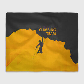 Плед 3D с принтом climbing в Кировске, 100% полиэстер | закругленные углы, все края обработаны. Ткань не мнется и не растягивается | adrenaline | extreme | hiking | mountaineering | mountains | risk | rock climb | rocks | sport | адреналин | альпинизм | высота | горы | риск | скалолазание | скалы | спорт | туризм | экстрим