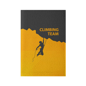 Обложка для паспорта матовая кожа с принтом climbing в Кировске, натуральная матовая кожа | размер 19,3 х 13,7 см; прозрачные пластиковые крепления | Тематика изображения на принте: adrenaline | extreme | hiking | mountaineering | mountains | risk | rock climb | rocks | sport | адреналин | альпинизм | высота | горы | риск | скалолазание | скалы | спорт | туризм | экстрим