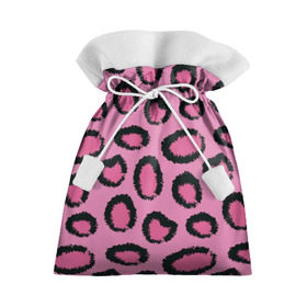 Подарочный 3D мешок с принтом Розовый гепард в Кировске, 100% полиэстер | Размер: 29*39 см | Тематика изображения на принте: африка | животное | леопард