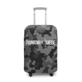 Чехол для чемодана 3D с принтом RAINBOW SIX SIEGE в Кировске, 86% полиэфир, 14% спандекс | двустороннее нанесение принта, прорези для ручек и колес | rainbow | rainbow six | siege | six | игры | шутер