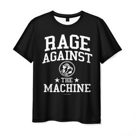 Мужская футболка 3D с принтом Rage Against the Machine в Кировске, 100% полиэфир | прямой крой, круглый вырез горловины, длина до линии бедер | Тематика изображения на принте: rage against the machine | альтернативный | америка | американская рок группа | брэд уилк | жанр | зак де ла роча | калифорния | лос анджелес | метал | музыка | ню метал | рок | рэп метал | рэп рок | рэпкор | сша