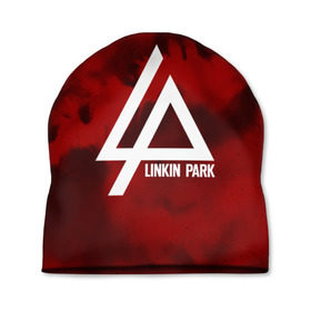 Шапка 3D с принтом LINKIN PARK COLOR RED MUSIC в Кировске, 100% полиэстер | универсальный размер, печать по всей поверхности изделия | linkin park | logo | music | pop | rock | альтернатива | металл | музыка | музыкальный | поп | рок | честер беннингтон