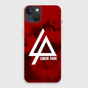 Чехол для iPhone 13 с принтом LINKIN PARK COLOR RED MUSIC в Кировске,  |  | linkin park | logo | music | pop | rock | альтернатива | металл | музыка | музыкальный | поп | рок | честер беннингтон