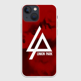 Чехол для iPhone 13 mini с принтом LINKIN PARK COLOR RED MUSIC в Кировске,  |  | linkin park | logo | music | pop | rock | альтернатива | металл | музыка | музыкальный | поп | рок | честер беннингтон