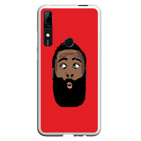 Чехол для Honor P Smart Z с принтом James Harden в Кировске, Силикон | Область печати: задняя сторона чехла, без боковых панелей | Тематика изображения на принте: 13 | fear the beard | houston rockets | mvp | nba | баскетбол | джеймс харден | нба | хьюстон рокетс