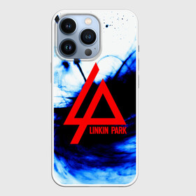 Чехол для iPhone 13 Pro с принтом LINKIN PARK BLUE SMOKE в Кировске,  |  | linkin park | logo | music | pop | rock | альтернатива | металл | музыка | музыкальный | поп | рок | честер беннингтон