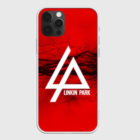 Чехол для iPhone 12 Pro Max с принтом LINKIN PARK lightning red в Кировске, Силикон |  | linkin park | logo | music | pop | rock | альтернатива | металл | музыка | музыкальный | поп | рок | честер беннингтон