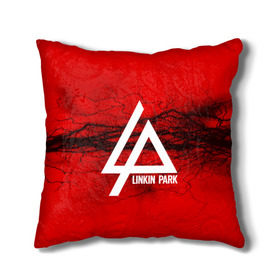 Подушка 3D с принтом LINKIN PARK lightning red в Кировске, наволочка – 100% полиэстер, наполнитель – холлофайбер (легкий наполнитель, не вызывает аллергию). | состоит из подушки и наволочки. Наволочка на молнии, легко снимается для стирки | linkin park | logo | music | pop | rock | альтернатива | металл | музыка | музыкальный | поп | рок | честер беннингтон