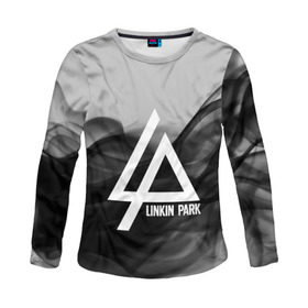 Женский лонгслив 3D с принтом LINKIN PARK SMOKE GRAY 2018 в Кировске, 100% полиэстер | длинные рукава, круглый вырез горловины, полуприлегающий силуэт | linkin park | logo | music | pop | rock | альтернатива | металл | музыка | музыкальный | поп | рок | честер беннингтон