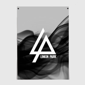 Постер с принтом LINKIN PARK SMOKE GRAY 2018 в Кировске, 100% бумага
 | бумага, плотность 150 мг. Матовая, но за счет высокого коэффициента гладкости имеет небольшой блеск и дает на свету блики, но в отличии от глянцевой бумаги не покрыта лаком | linkin park | logo | music | pop | rock | альтернатива | металл | музыка | музыкальный | поп | рок | честер беннингтон