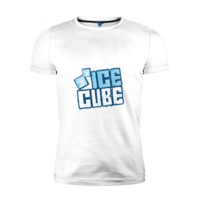 Мужская футболка премиум с принтом Ice Cube в Кировске, 92% хлопок, 8% лайкра | приталенный силуэт, круглый вырез ворота, длина до линии бедра, короткий рукав | hip hop | hiphop | ice cube | mc | n.w.a | rap | айс | гангса | джексон | западное побережье | куб | кубе | кубик льда | кьюб | мс | о ши | оши | реп | репер | речитатив | рэп | рэпер | хип | хипхоп | хоп