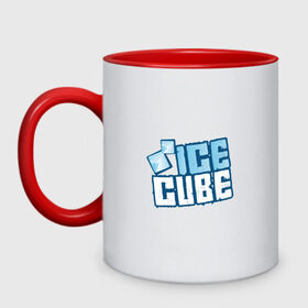 Кружка двухцветная с принтом Ice Cube в Кировске, керамика | объем — 330 мл, диаметр — 80 мм. Цветная ручка и кайма сверху, в некоторых цветах — вся внутренняя часть | hip hop | hiphop | ice cube | mc | n.w.a | rap | айс | гангса | джексон | западное побережье | куб | кубе | кубик льда | кьюб | мс | о ши | оши | реп | репер | речитатив | рэп | рэпер | хип | хипхоп | хоп
