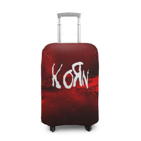 Чехол для чемодана 3D с принтом KORN(MUSIC ABSTRACT SYLE) в Кировске, 86% полиэфир, 14% спандекс | двустороннее нанесение принта, прорези для ручек и колес | korn | logo | music | pop | rock | альтернатива | металл | музыка | музыкальный | поп | рок