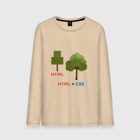 Мужской лонгслив хлопок с принтом Веб-дизайнеры html + css в Кировске, 100% хлопок |  | css | html | веб дизайн | дерево | дизайн | программирование | программист