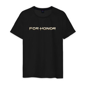 Мужская футболка хлопок с принтом For Honor в Кировске, 100% хлопок | прямой крой, круглый вырез горловины, длина до линии бедер, слегка спущенное плечо. | Тематика изображения на принте: 