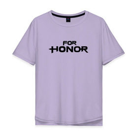 Мужская футболка хлопок Oversize с принтом For Honor в Кировске, 100% хлопок | свободный крой, круглый ворот, “спинка” длиннее передней части | Тематика изображения на принте: for honor