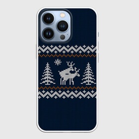 Чехол для iPhone 13 Pro с принтом Неприличные Олени в Кировске,  |  | 2019 | 2020 | 2021 | 2022 | 2023 | 2024 | 2025 | вязание | вязаный | год | дед | елка | елки | лес | мороз | новый | олени | олень | оленями | прикол | свитер | снегурочка | шутка | юмор