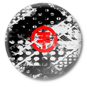 Значок с принтом TOKIO HOTEL в Кировске,  металл | круглая форма, металлическая застежка в виде булавки | Тематика изображения на принте: 