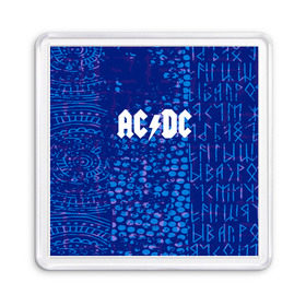 Магнит 55*55 с принтом AC DC angel collection в Кировске, Пластик | Размер: 65*65 мм; Размер печати: 55*55 мм | ac dc | logo | music | pop | rock | альтернатива | металл | музыка | музыкальный | поп | рок