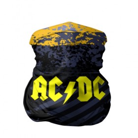 Бандана-труба 3D с принтом AC DC STREET COLLECTION в Кировске, 100% полиэстер, ткань с особыми свойствами — Activecool | плотность 150‒180 г/м2; хорошо тянется, но сохраняет форму | ac dc | logo | music | pop | rock | альтернатива | металл | музыка | музыкальный | поп | рок