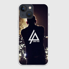 Чехол для iPhone 13 mini с принтом Linkin Park в Кировске,  |  | alternative | bennington | chester | legend | linkin | metal | music | park | rock | stage | альтернатива | беннингтон | вокал | легенда | линкин | метал | музыка | огни | парк | рок | сцена | честер