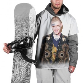 Накидка на куртку 3D с принтом White Peep в Кировске, 100% полиэстер |  | Тематика изображения на принте: lil peep | rap | густав ор | лил пип | рэп