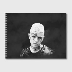 Альбом для рисования с принтом Rip Peep в Кировске, 100% бумага
 | матовая бумага, плотность 200 мг. | lil peep | rap | густав ор | лил пип | рэп
