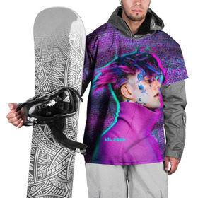 Накидка на куртку 3D с принтом Glitch Peep в Кировске, 100% полиэстер |  | Тематика изображения на принте: lil peep | rap | густав ор | лил пип | рэп