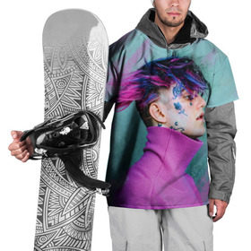 Накидка на куртку 3D с принтом Lil Peep в Кировске, 100% полиэстер |  | Тематика изображения на принте: lil peep | rap | густав ор | лил пип | рэп