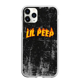 Чехол для iPhone 11 Pro матовый с принтом Lil Fire Peep в Кировске, Силикон |  | lil peep | rap | густав ор | лил пип | рэп
