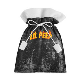 Подарочный 3D мешок с принтом Lil Fire Peep в Кировске, 100% полиэстер | Размер: 29*39 см | Тематика изображения на принте: lil peep | rap | густав ор | лил пип | рэп
