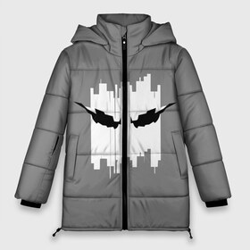 Женская зимняя куртка 3D с принтом RAINBOW SIX SIEGE VIGIL в Кировске, верх — 100% полиэстер; подкладка — 100% полиэстер; утеплитель — 100% полиэстер | длина ниже бедра, силуэт Оверсайз. Есть воротник-стойка, отстегивающийся капюшон и ветрозащитная планка. 

Боковые карманы с листочкой на кнопках и внутренний карман на молнии | cybersport | esports | pro league | r6 | rainbow | rainbow six | siege | six | weapon | армия | боевик | военные | война | игры | киберспорт | логотип | модные | оперативники | оружие | радуга | черный белый | шутер