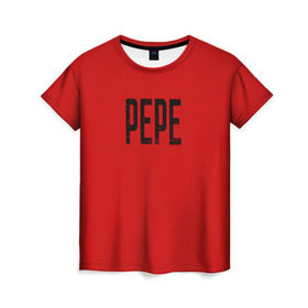 Женская футболка 3D с принтом LiL PEPE в Кировске, 100% полиэфир ( синтетическое хлопкоподобное полотно) | прямой крой, круглый вырез горловины, длина до линии бедер | cry baby | emo | lil peep | rap | группа | музыка | надпись | нытик | рэп | эмо