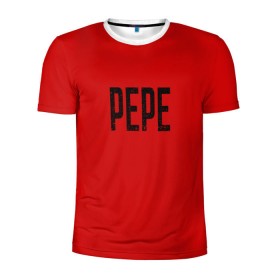Мужская футболка 3D спортивная с принтом LiL PEPE в Кировске, 100% полиэстер с улучшенными характеристиками | приталенный силуэт, круглая горловина, широкие плечи, сужается к линии бедра | cry baby | emo | lil peep | rap | группа | музыка | надпись | нытик | рэп | эмо