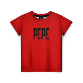 Детская футболка 3D с принтом LiL PEPE в Кировске, 100% гипоаллергенный полиэфир | прямой крой, круглый вырез горловины, длина до линии бедер, чуть спущенное плечо, ткань немного тянется | cry baby | emo | lil peep | rap | группа | музыка | надпись | нытик | рэп | эмо